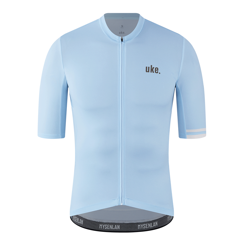 Light blue cycling online jersey