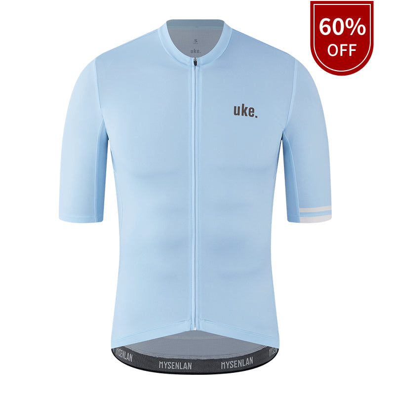 Men's Training cycle Jersey A003-Pale Blue