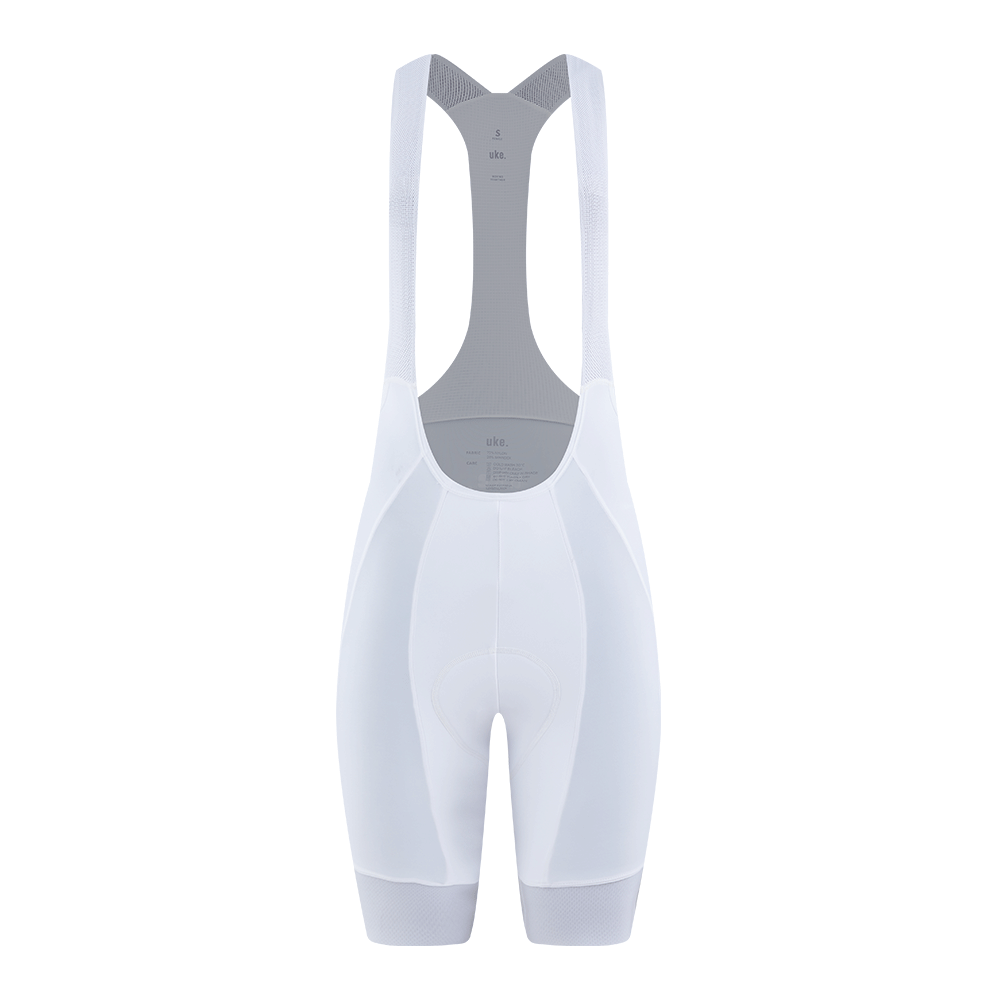 Women's Training Bib Shorts B003-White