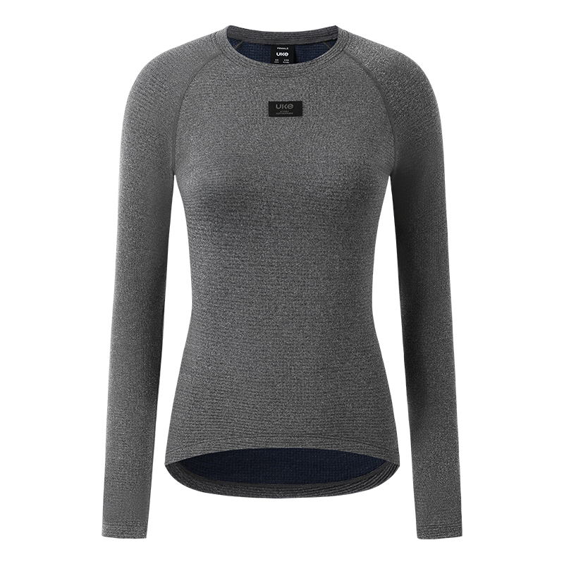 レディース SI-1 メリノウール L/S ベースレイヤー Youwu-ディープヘンプアッシュ