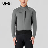 Men's Windproof Thermal Cycling Jacket  CL-1 Speed Shadow-Grey Black