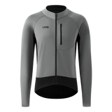 Men's Windproof Thermal Cycling Jacket  CL-1 Speed Shadow-Grey Black