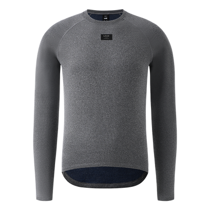 メンズ SI-1 メリノウール L/S ベースレイヤー ShanYue-ディープヘンプアッシュ