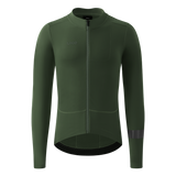 Men's Thermal Cycling Jersey CL-1 Shadow Chaser-Deep Moss Green