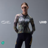 Women's LS Jersey Road RP500-Rosemary brown green