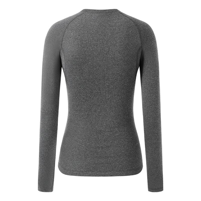 レディース SI-1 メリノウール L/S ベースレイヤー Youwu-ディープヘンプアッシュ
