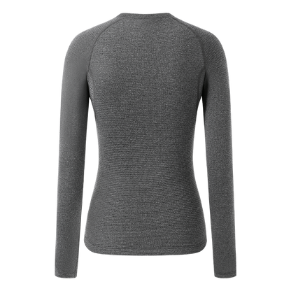 レディース SI-1 メリノウール L/S ベースレイヤー Youwu-ディープヘンプアッシュ