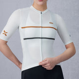 Women's Training cycling Jersey A002- cream