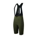 Women's Seamless Bib Shorts SI-1 Nimble-Olive Green