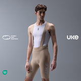 Men's Road Bib Shorts RS200-Grayish brown