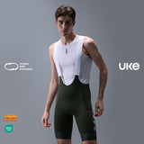 メンズ シームレス サイクリング ショーツ Prevail-Bear ブラウン