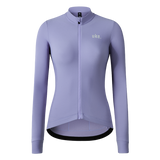 Women's Training Thermal Cycling Jersey Jade-Lilac