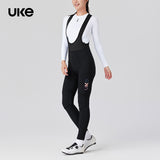 Women's Windproof Thermal Bib Tights PR-1 Black-Black