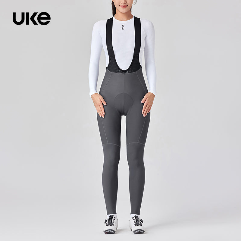 Women's Thermal Bib Tights PR-1 Shi Ne-Goose Grey