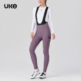 Women's Thermal Cargo Bib Tights CL-1 Qingya-Wisteria