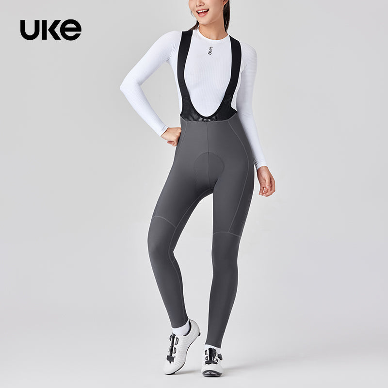 Women's Thermal Bib Tights PR-1 Shi Ne-Goose Grey