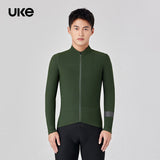 Men's Thermal Cycling Jersey CL-1 Shadow Chaser-Deep Moss Green