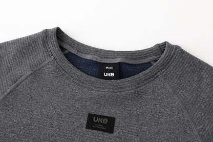 メンズ SI-1 メリノウール L/S ベースレイヤー ShanYue-ディープヘンプアッシュ