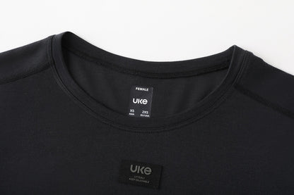 レディース PR-1 メリノウール L/S ベースレイヤー フェニックスソング ブラック