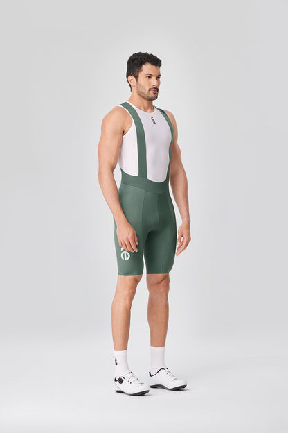 Men's Seamless Bib Shorts SI-1 Shatter the sky - Bluish grey