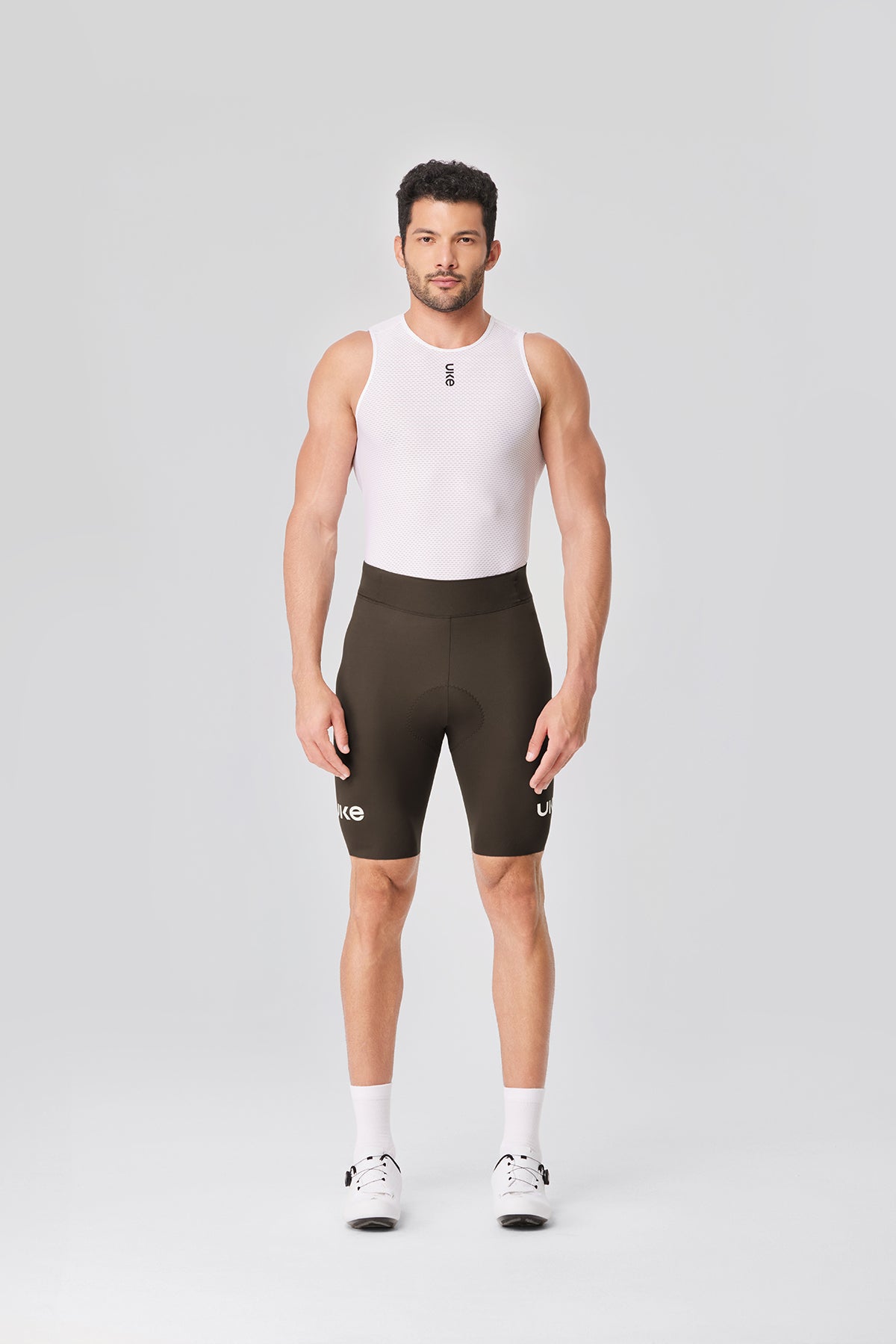 Men's Seamless Cycling Shorts SI-1 ChengYe -Bear Brown