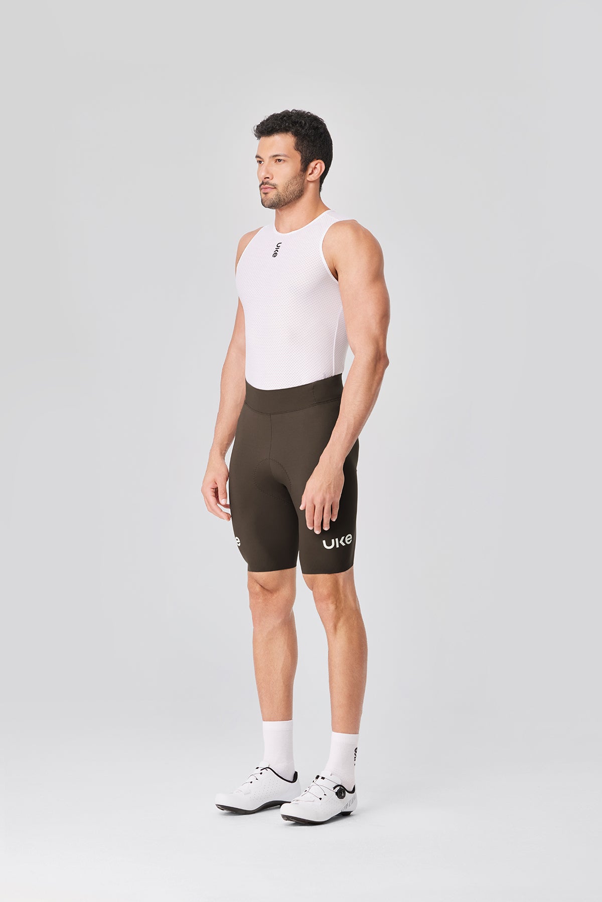 Men's Seamless Cycling Shorts SI-1 ChengYe -Bear Brown