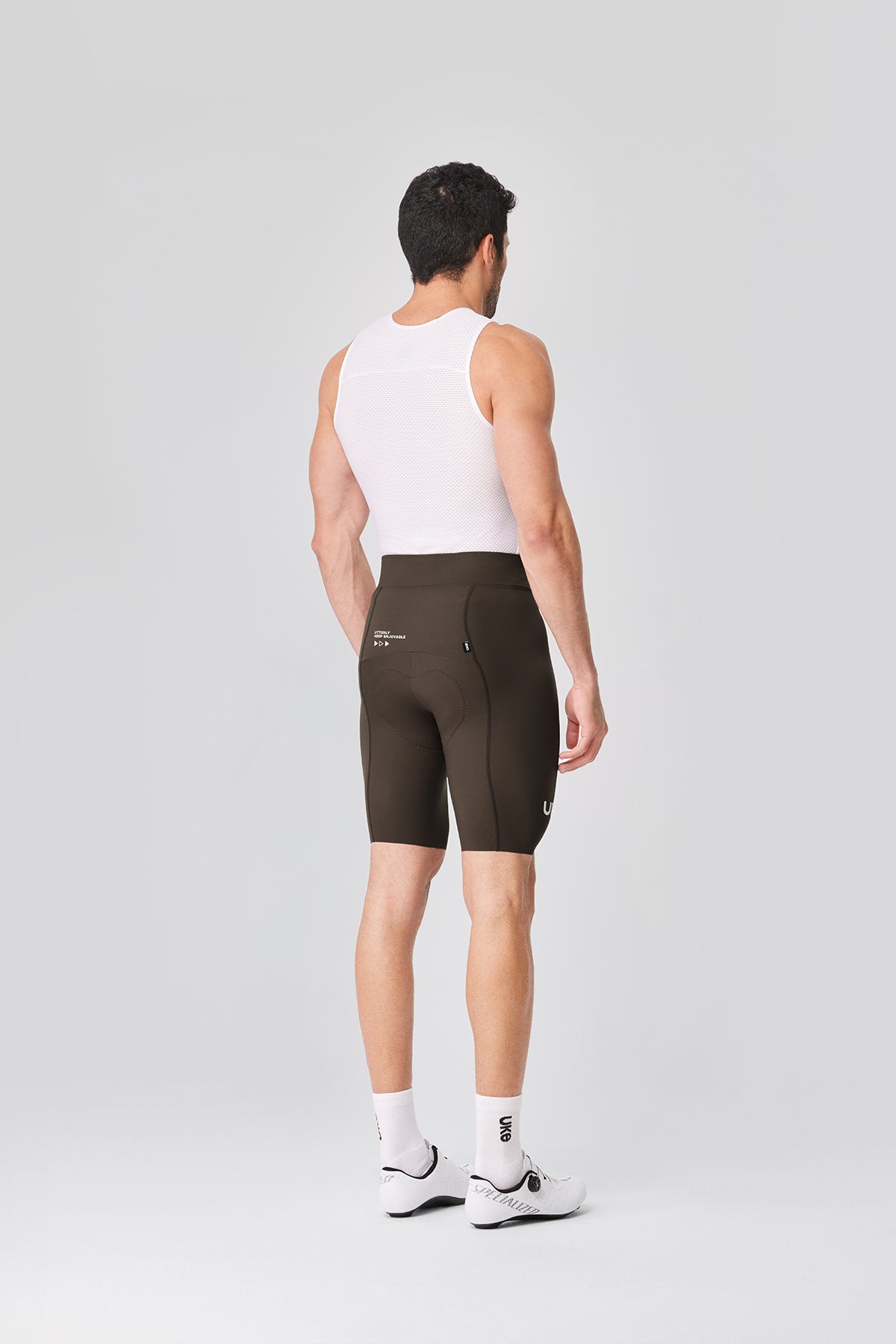 Men's Seamless Cycling Shorts SI-1 ChengYe -Bear Brown