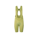 Women's Seamless Bib Shorts SI-1 Curly Shu-Pale yellow