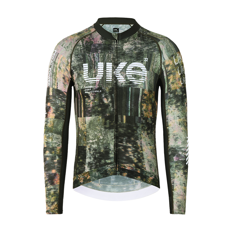 Men's Long Jersey Road RP500-Rosemary brown green