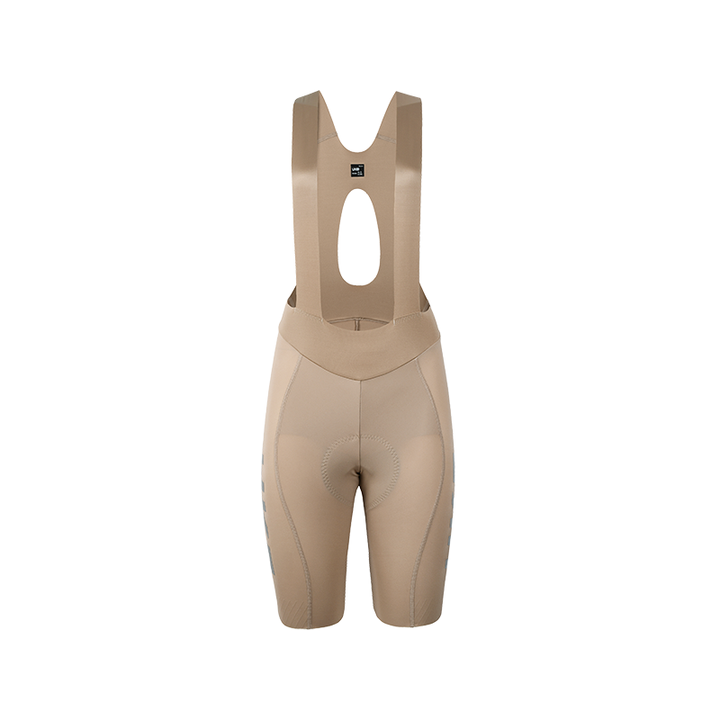Women's Road Bib Shorts RS200-Grayish brown