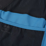 Men's Cargo Bib Shorts SI-1 Basalt-Lake Blue