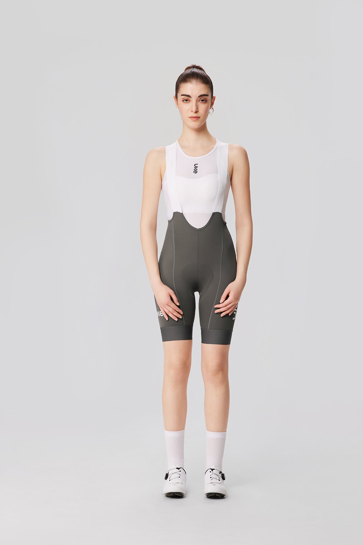 Women's Bib Shorts Eit cushion Yunling-Pale azalea