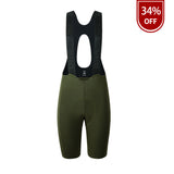 Women's Seamless Bib Shorts SI-1 Nimble-Olive Green