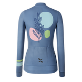 Women's Training Thermal Cycling Indigo Blue-Flower